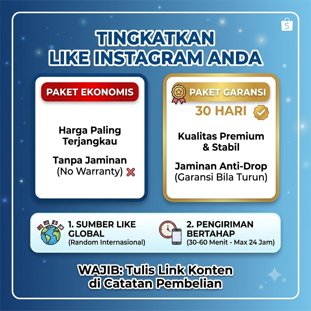Instagram Like Bergaransi